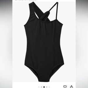 Arshiner Kids Girl One Shoulder Strappy Ballet Tank Leotard